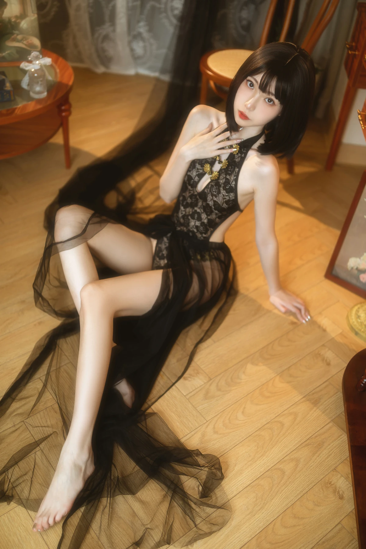 Cosplay 许岚LAN – 纯欲黑纱 30 Cosplay 许岚LAN – 纯欲黑纱