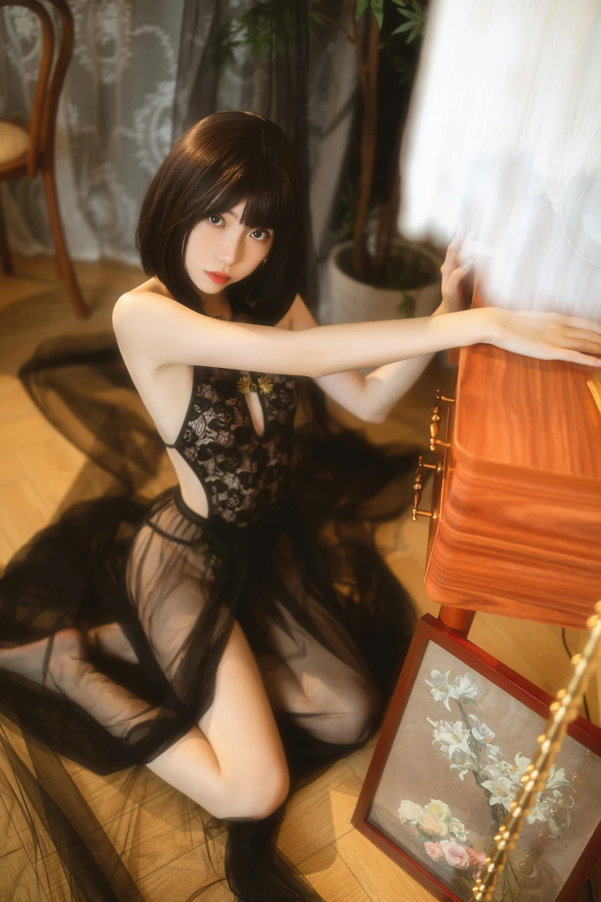 Cosplay 许岚LAN – 纯欲黑纱 31 Cosplay 许岚LAN – 纯欲黑纱