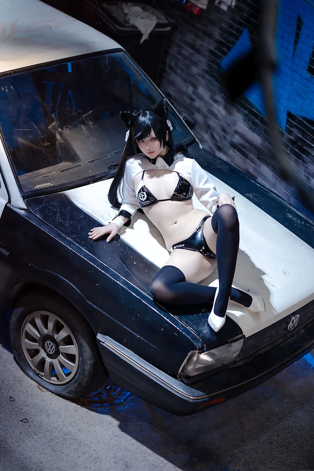 Cosplay 屿鱼 – 碧蓝航线 爱宕赛车服 Set.02