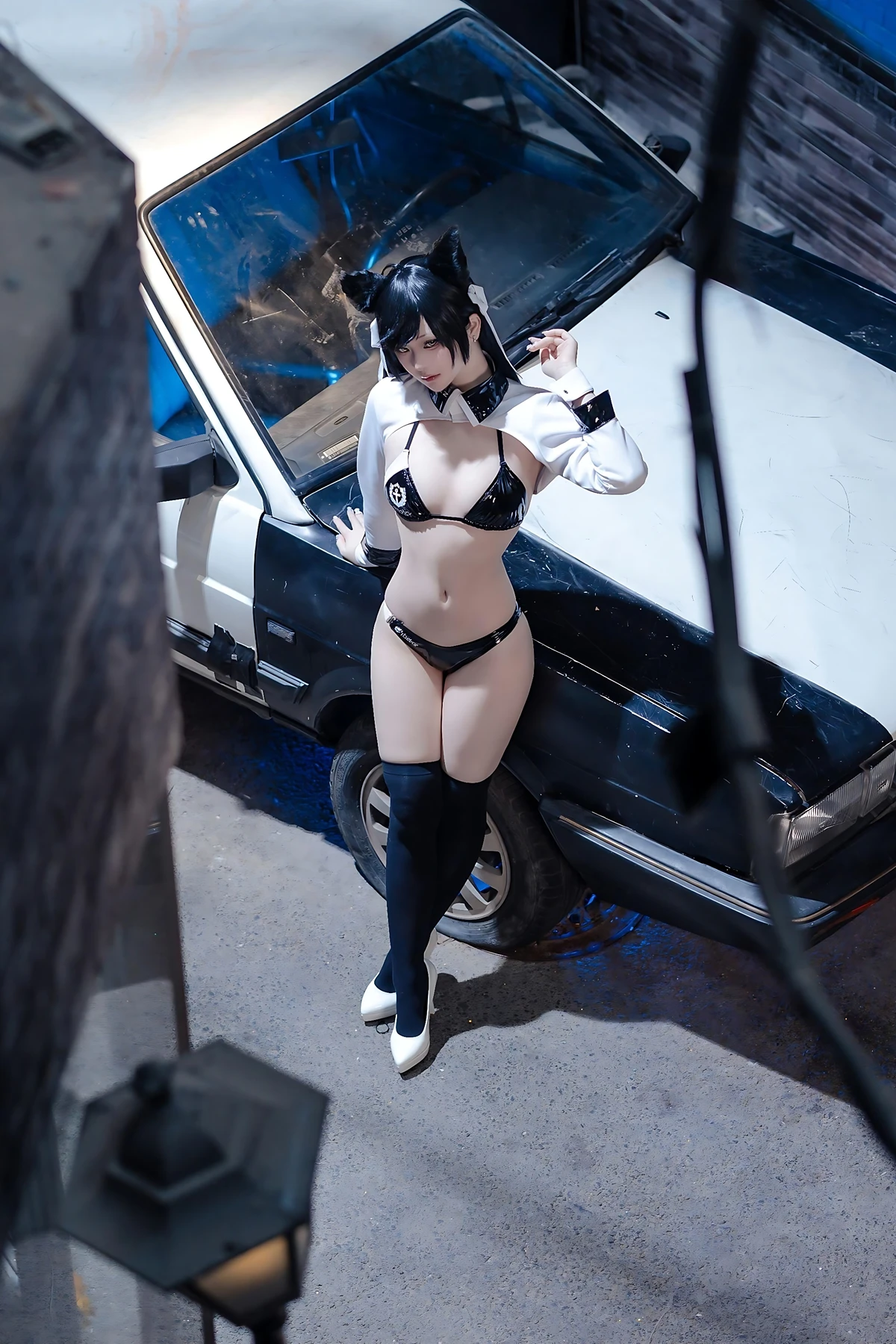 Cosplay 屿鱼 – 碧蓝航线 爱宕赛车服 Set.02