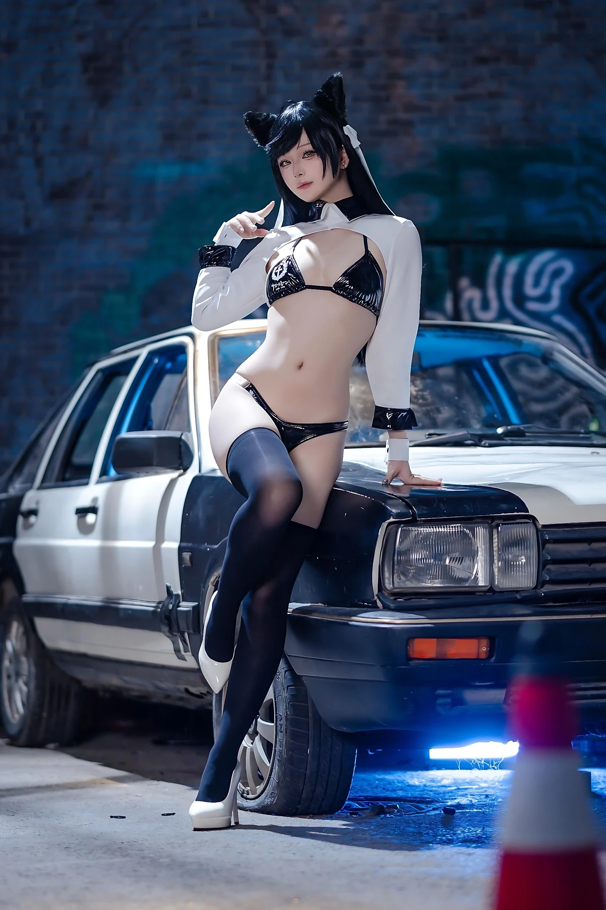 Cosplay 屿鱼 – 碧蓝航线 爱宕赛车服 Set.02