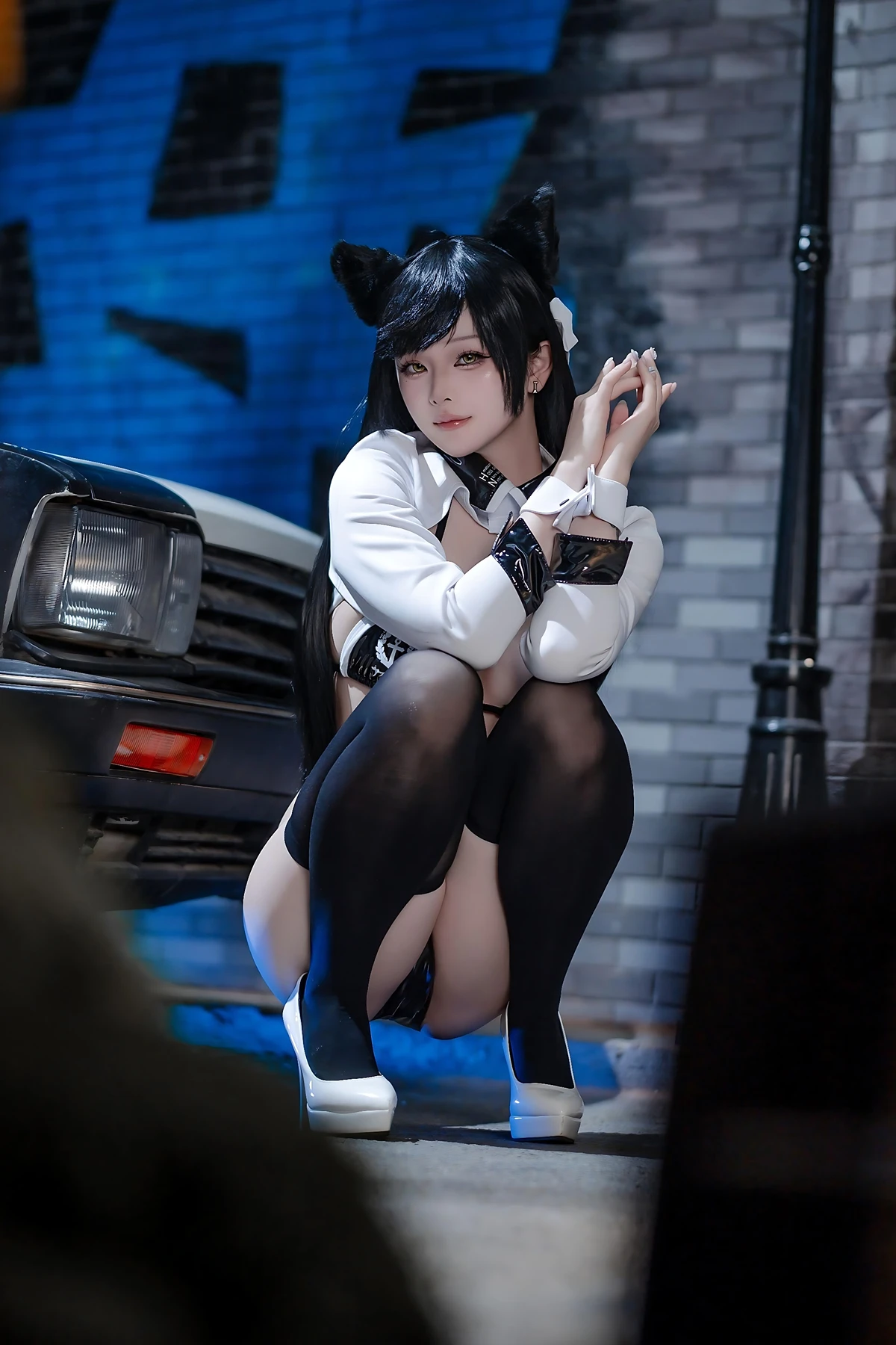 Cosplay 屿鱼 – 碧蓝航线 爱宕赛车服 Set.02