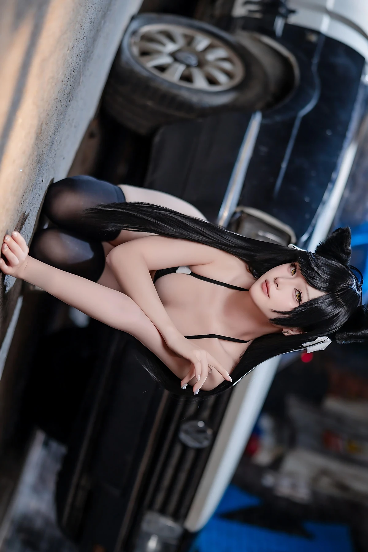 Cosplay 屿鱼 – 碧蓝航线 爱宕赛车服 Set.02