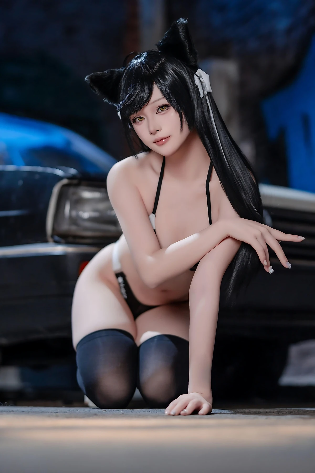 Cosplay 屿鱼 – 碧蓝航线 爱宕赛车服 Set.02