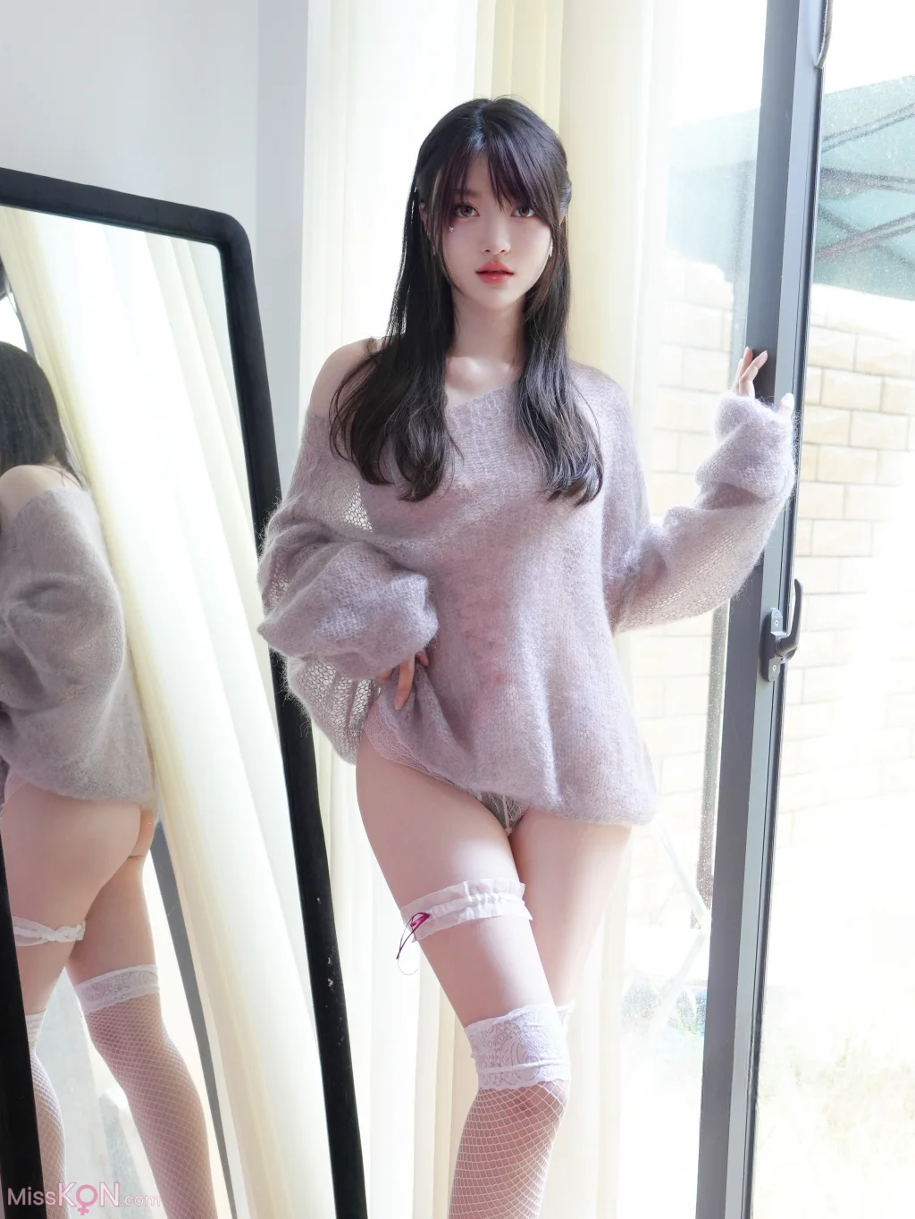 [XR Uncensored] 白露lulu_ R18 秀人网模特 灰色毛衣