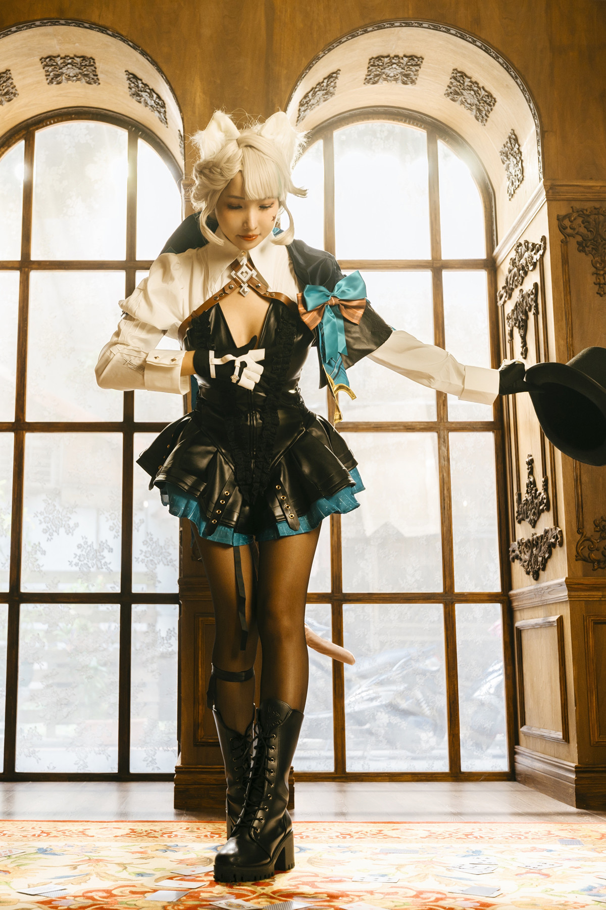 慕慕Momo, ヌード写真集 原神 Genshin 琳妮特的色情魔術 室内