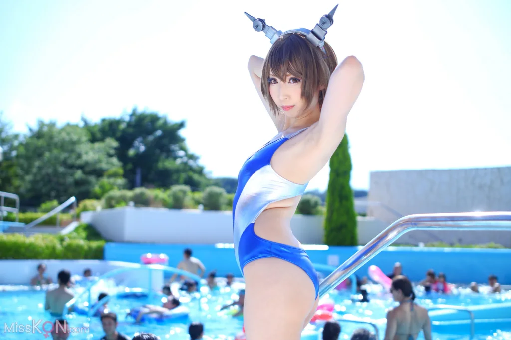 Coser@Reku Momoiro (桃色れく)_ 提督の水遊び!