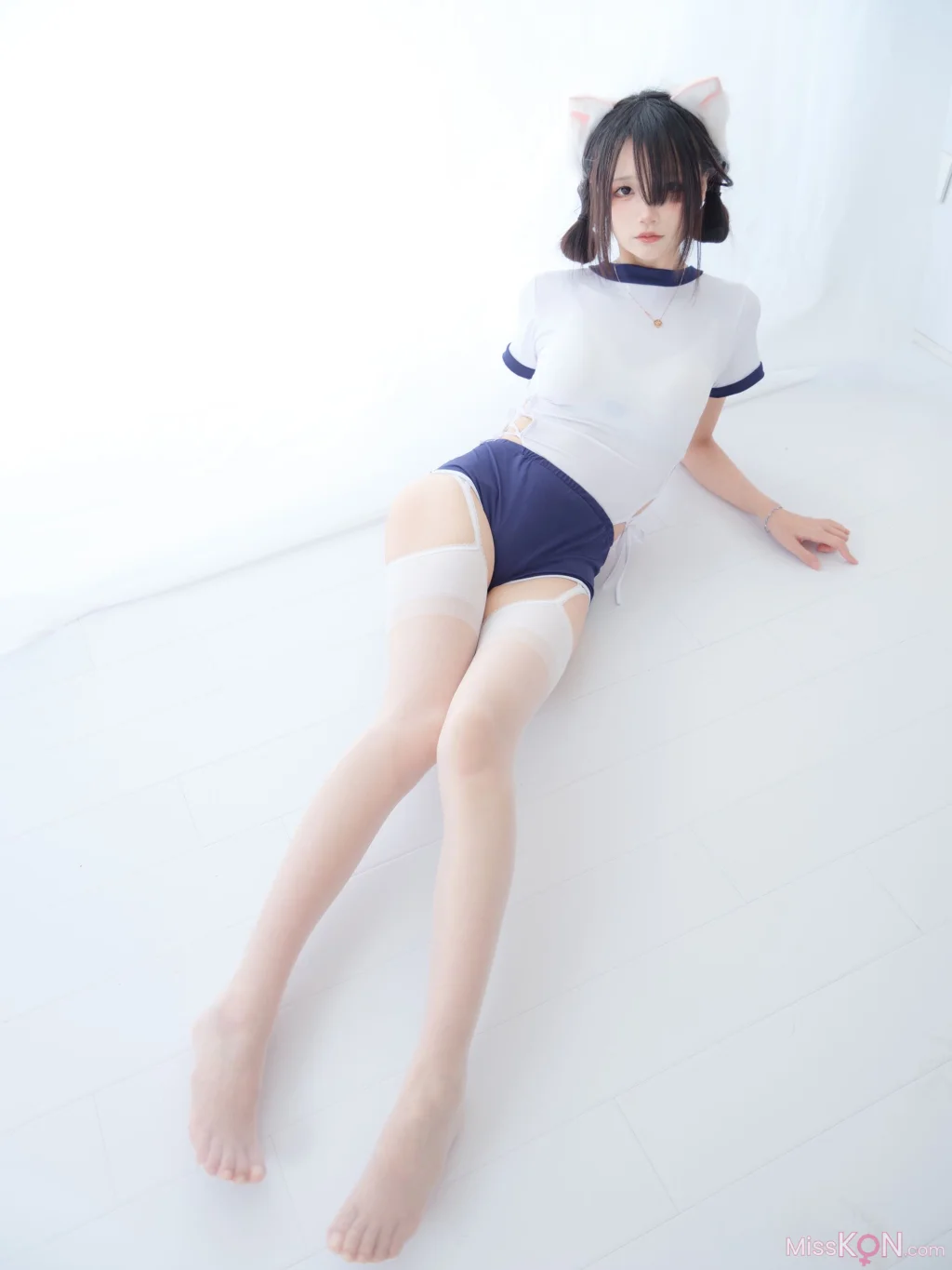 Coser@五更百鬼_ 舰长 体操服 猫耳 24 Coser@五更百鬼_ 舰长 体操服 猫耳