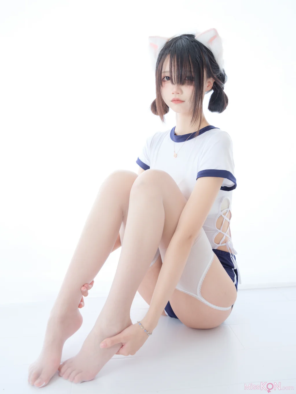 Coser@五更百鬼_ 舰长 体操服 猫耳 6 Coser@五更百鬼_ 舰长 体操服 猫耳