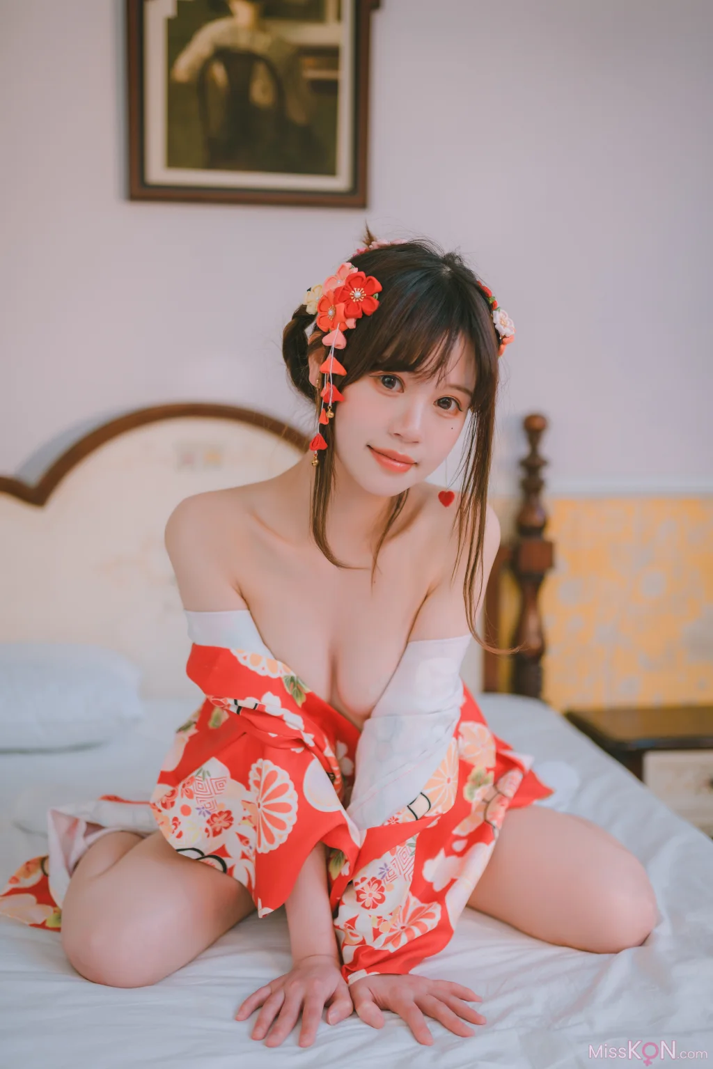 Coser@星黛鹿鹿_ 日常 浴衣室内