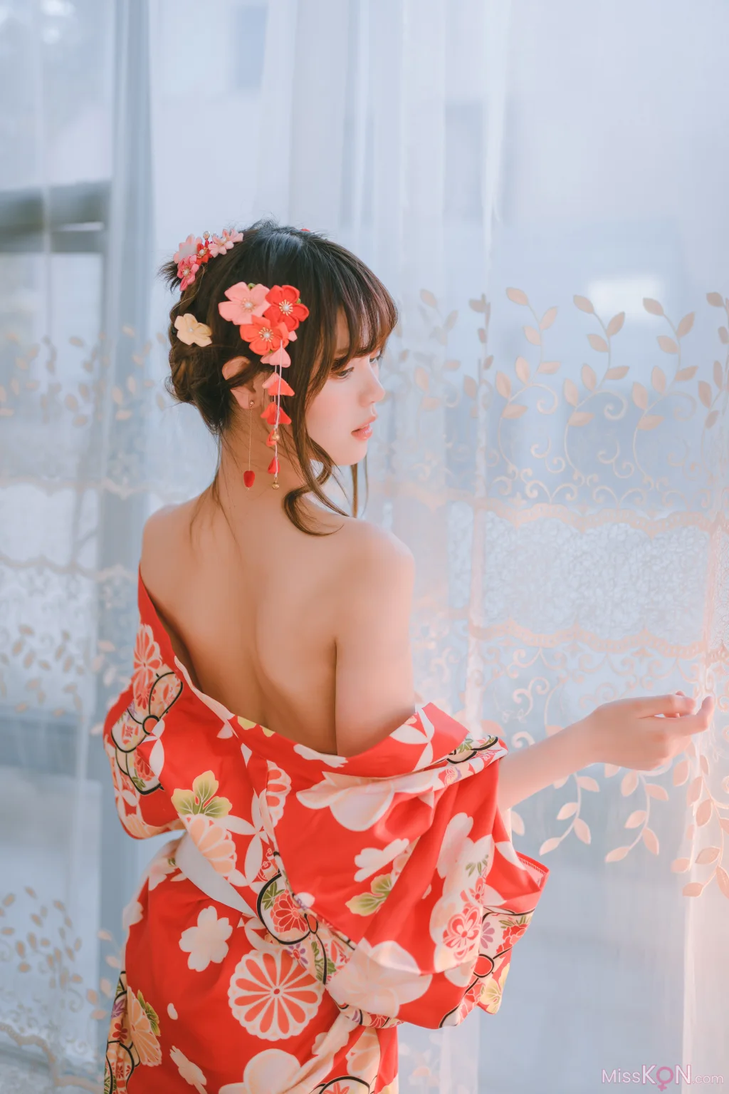 Coser@星黛鹿鹿_ 日常 浴衣室内