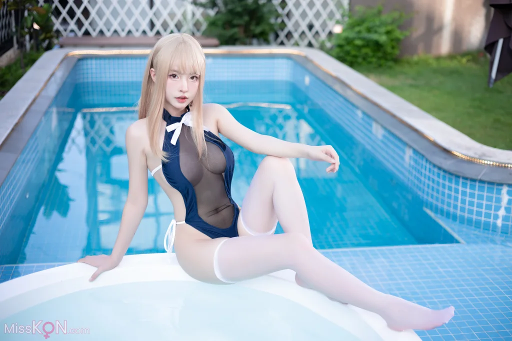 Coser@清水由乃_ 蓝色夏日 28 Coser@清水由乃_ 蓝色夏日