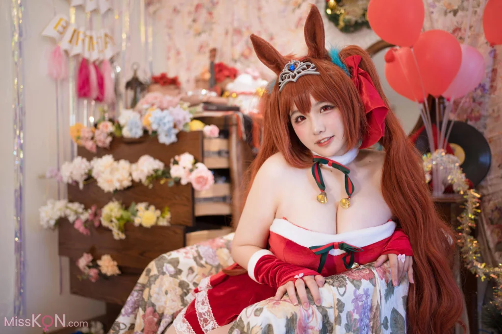 Coser@阿半今天很开心_ 赛马娘 大和赤骥·绯红的星落之夜