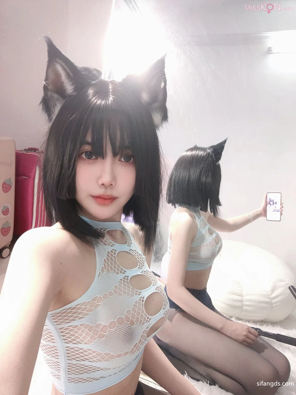 Coser@高桥千凛_ 兽耳透视黑丝 12 Coser@高桥千凛_ 兽耳透视黑丝