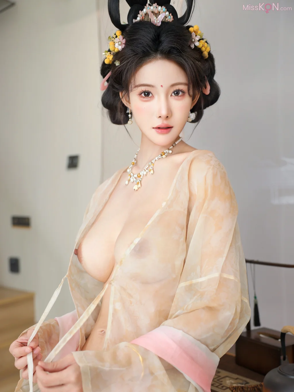 [XR Uncensored] 梨霜儿_ R18 秀人网模特 梦回大唐