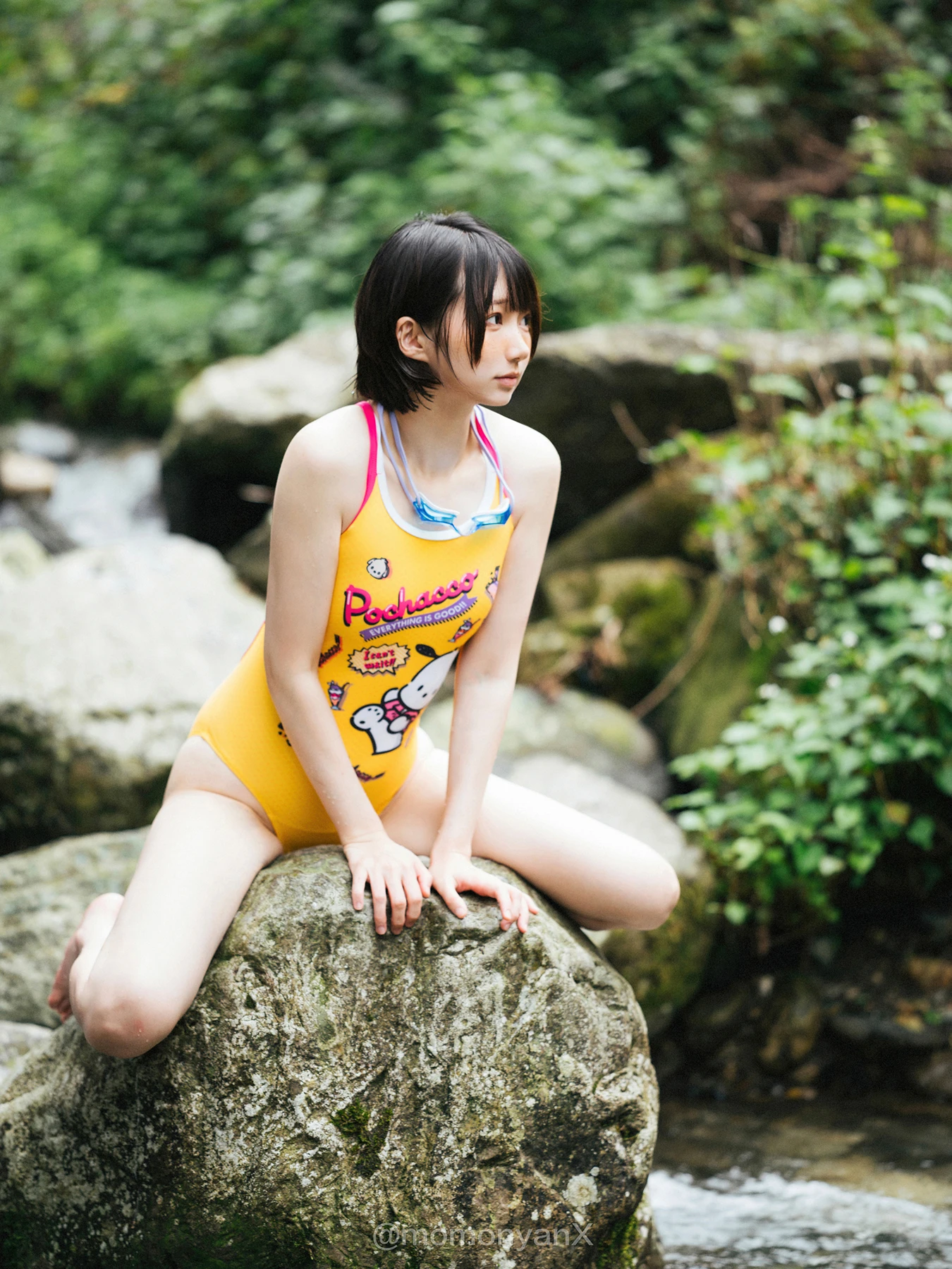 Shizuku しずく, 写真集 Fantia 原魔物喵 「夏の小川」 Set.01 11 Shizuku しずく, 写真集 Fantia 原魔物喵 「夏の小川」 Set.01