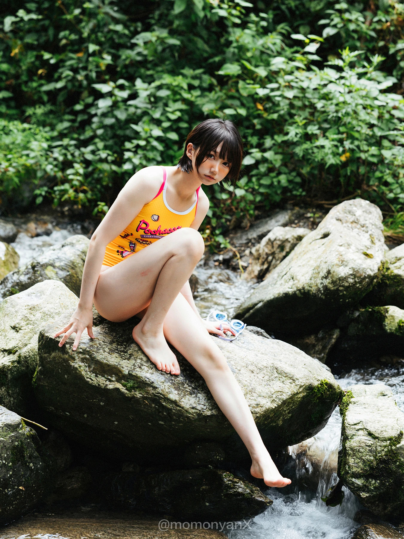 Shizuku しずく, 写真集 Fantia 原魔物喵 「夏の小川」 Set.01 14 Shizuku しずく, 写真集 Fantia 原魔物喵 「夏の小川」 Set.01
