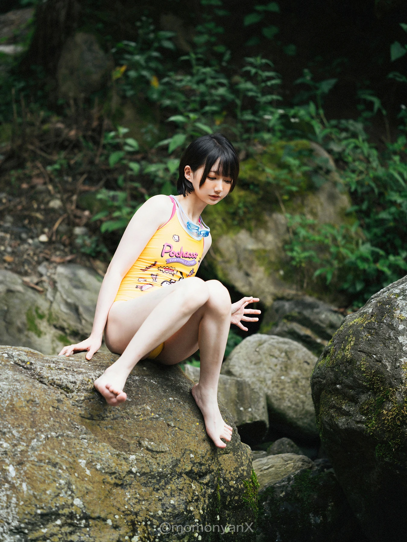 Shizuku しずく, 写真集 Fantia 原魔物喵 「夏の小川」 Set.01 36 Shizuku しずく, 写真集 Fantia 原魔物喵 「夏の小川」 Set.01