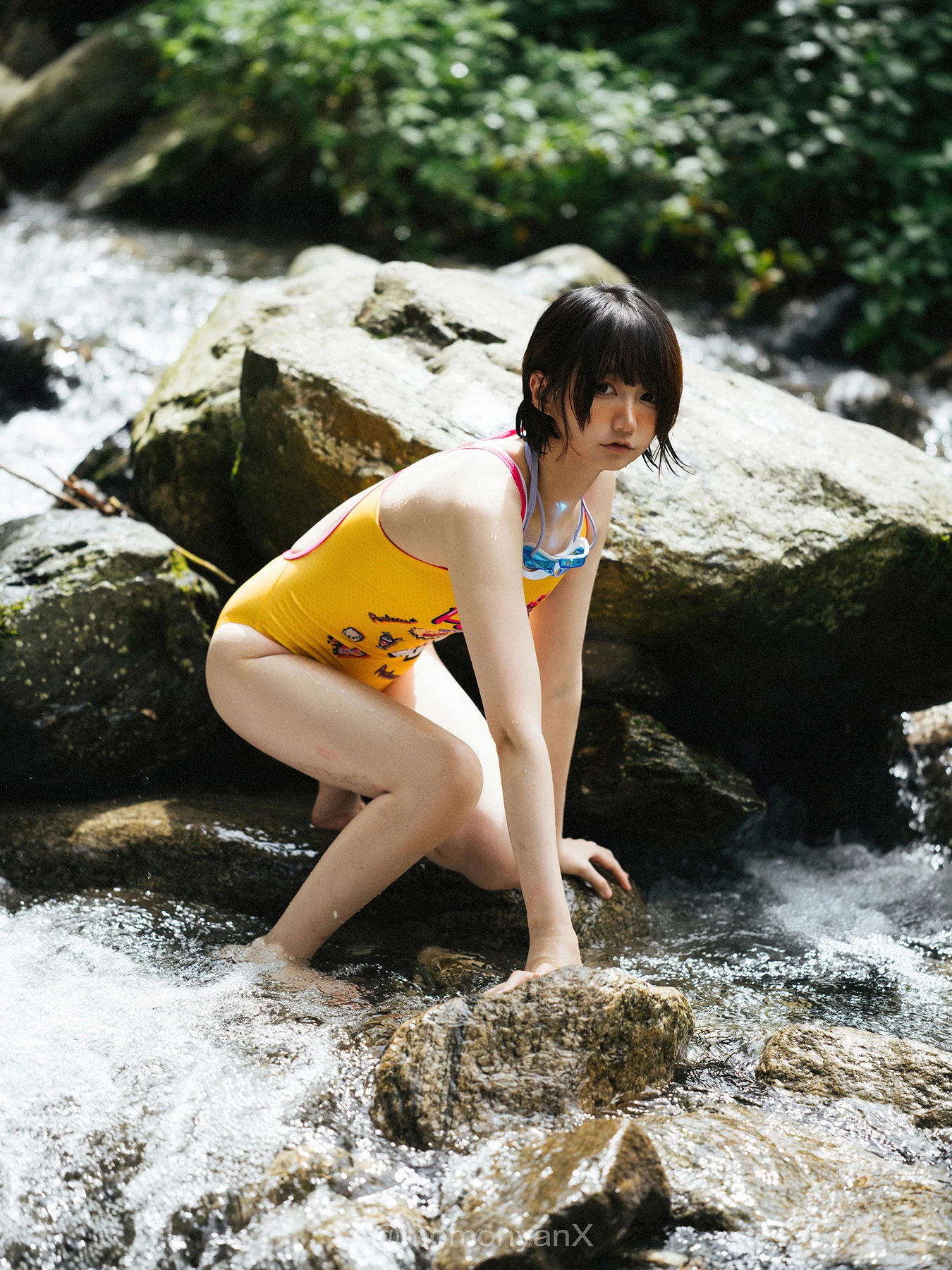 Shizuku しずく, 写真集 Fantia 原魔物喵 「夏の小川」 Set.01 20 Shizuku しずく, 写真集 Fantia 原魔物喵 「夏の小川」 Set.01