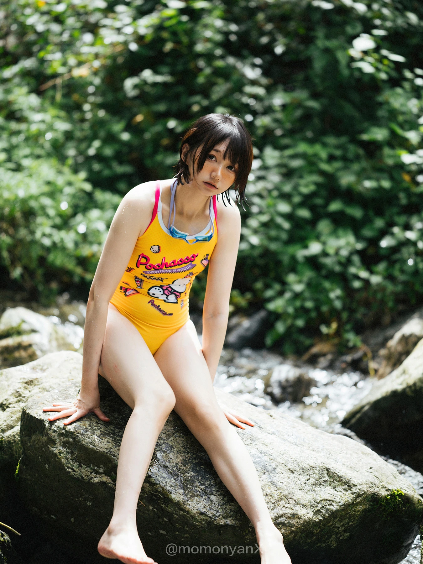 Shizuku しずく, 写真集 Fantia 原魔物喵 「夏の小川」 Set.01 21 Shizuku しずく, 写真集 Fantia 原魔物喵 「夏の小川」 Set.01