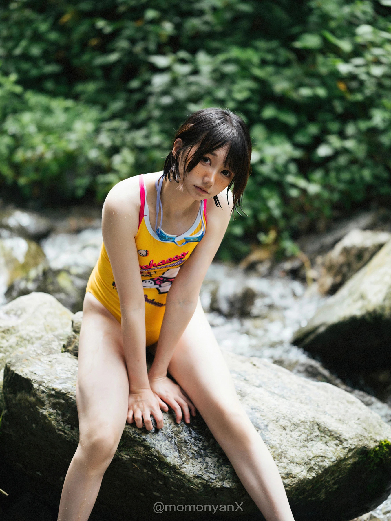 Shizuku しずく, 写真集 Fantia 原魔物喵 「夏の小川」 Set.01 24 Shizuku しずく, 写真集 Fantia 原魔物喵 「夏の小川」 Set.01