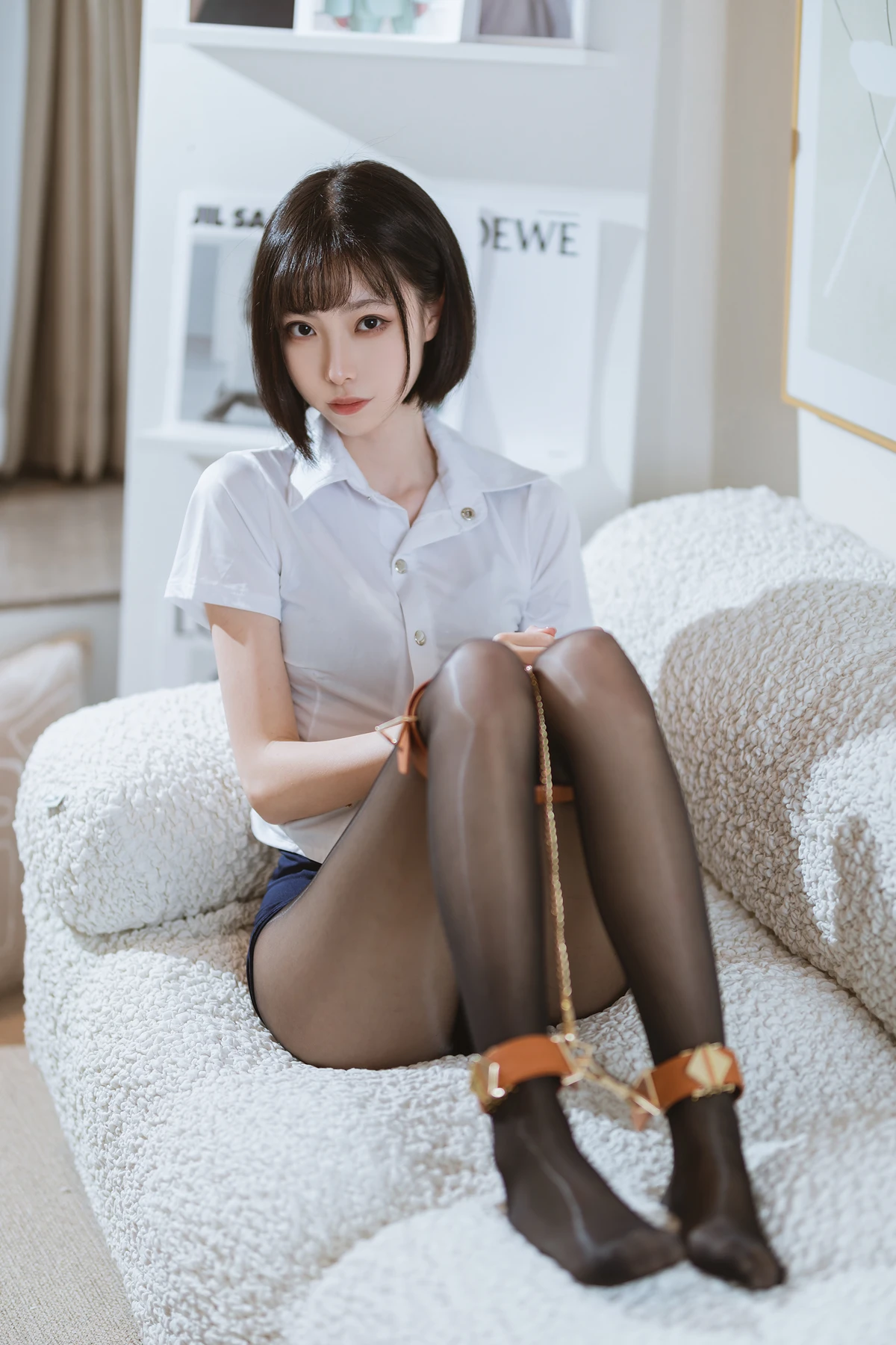Cosplay 许岚LAN – 束缚黑丝 38 Cosplay 许岚LAN – 束缚黑丝