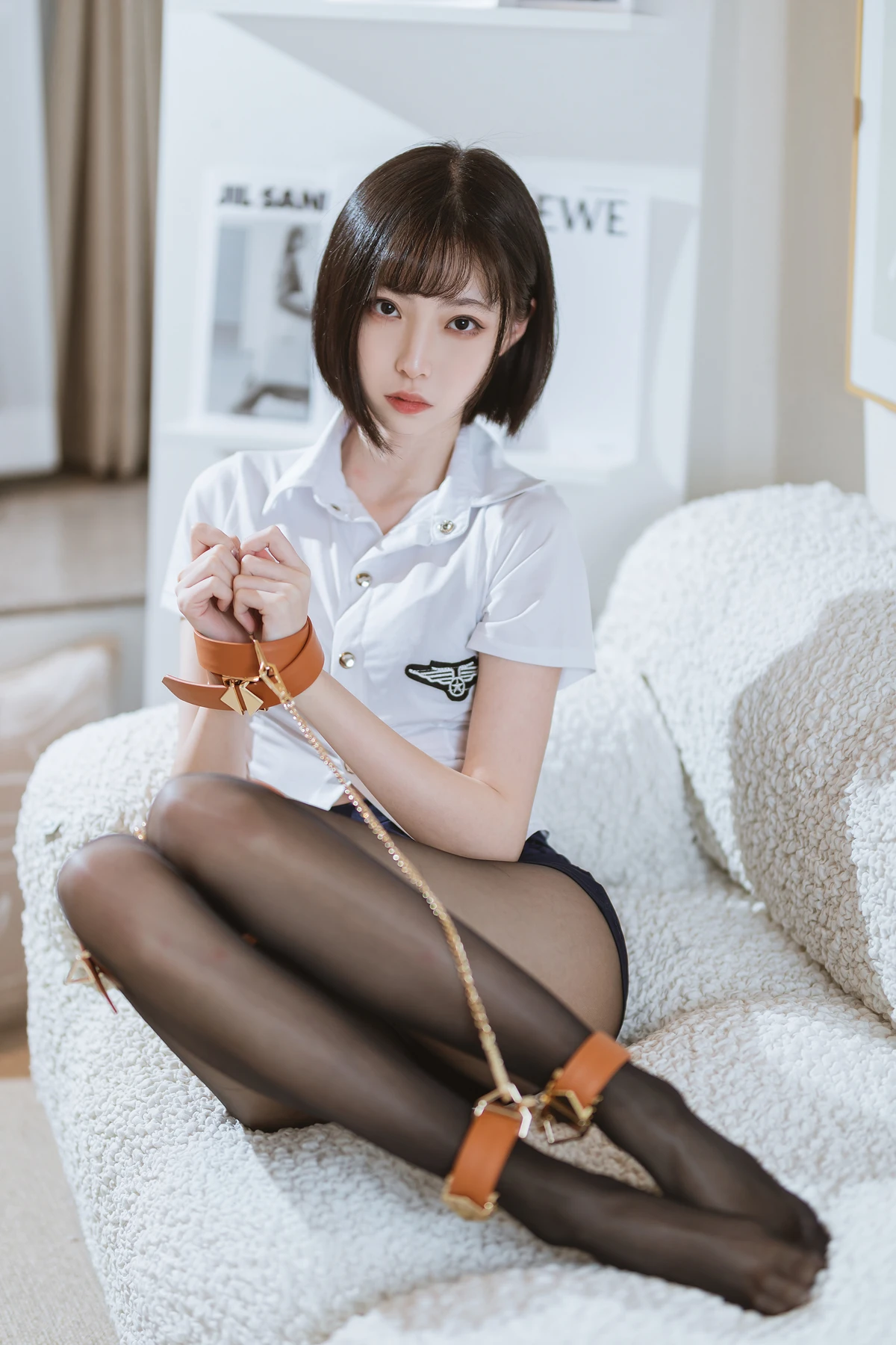 Cosplay 许岚LAN – 束缚黑丝 39 Cosplay 许岚LAN – 束缚黑丝