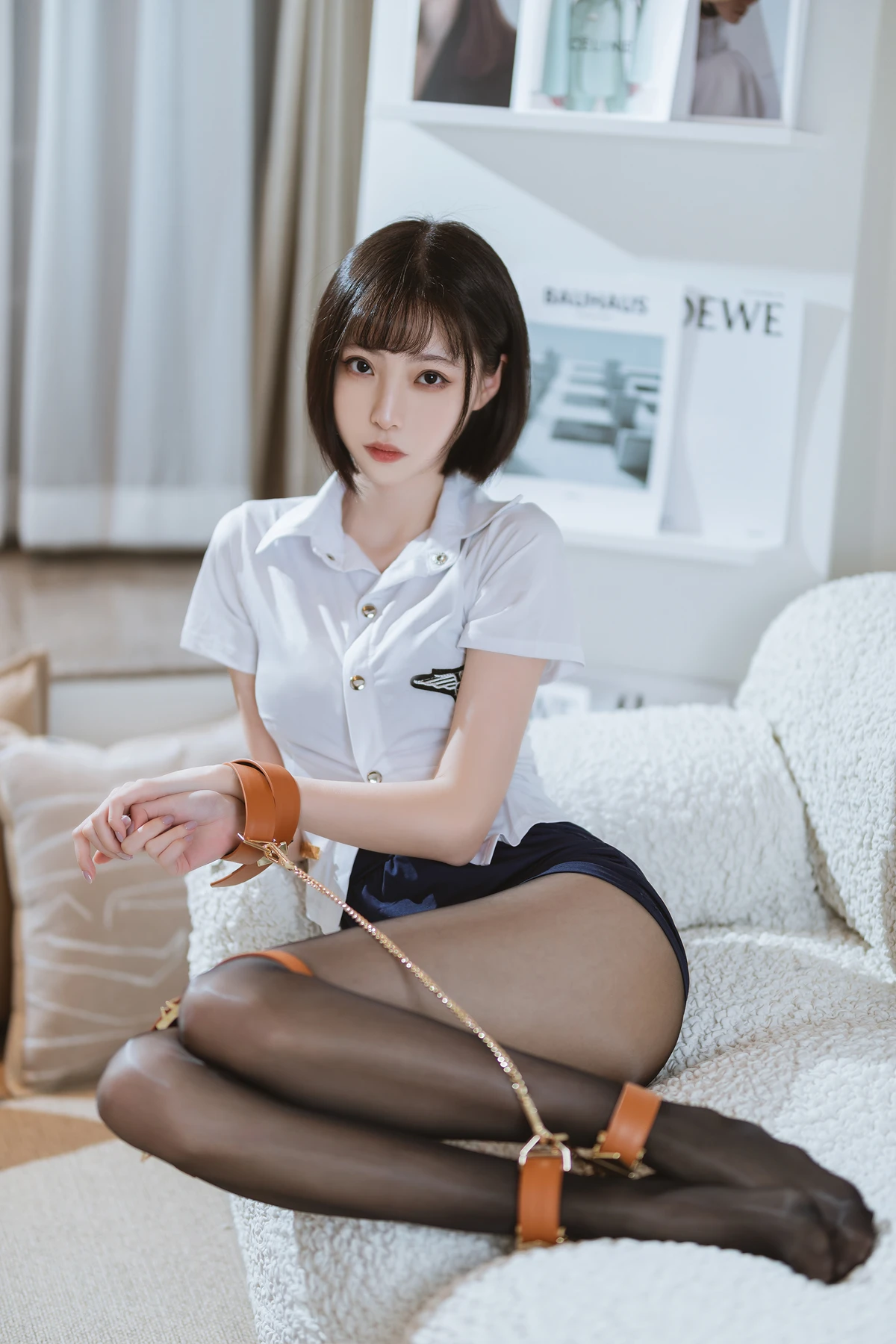Cosplay 许岚LAN – 束缚黑丝 41 Cosplay 许岚LAN – 束缚黑丝