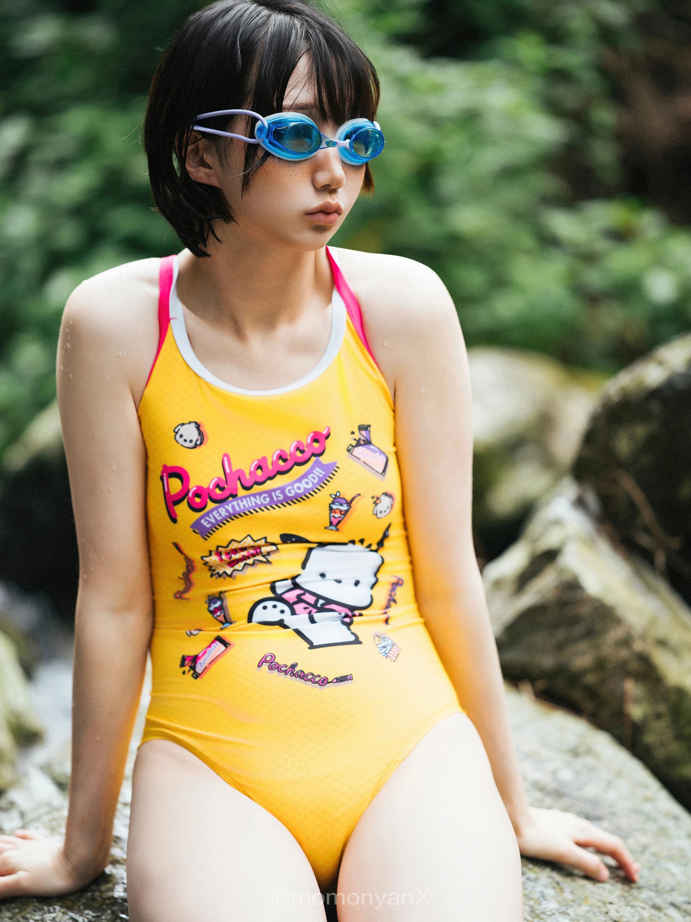 Shizuku しずく, 写真集 Fantia 原魔物喵 「夏の小川」 Set.02