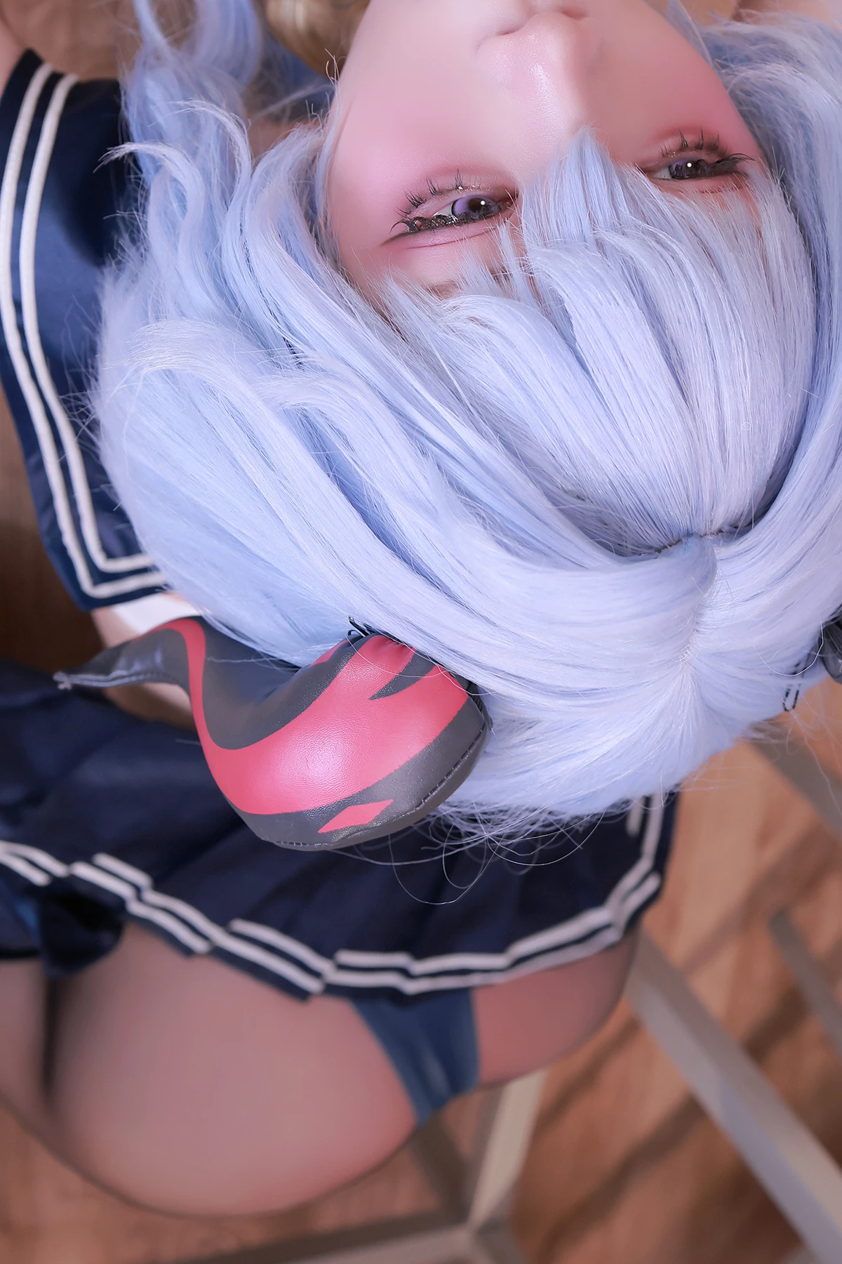 Cosplay 水淼Aqua – 2月补偿赠品 甘雨水手服