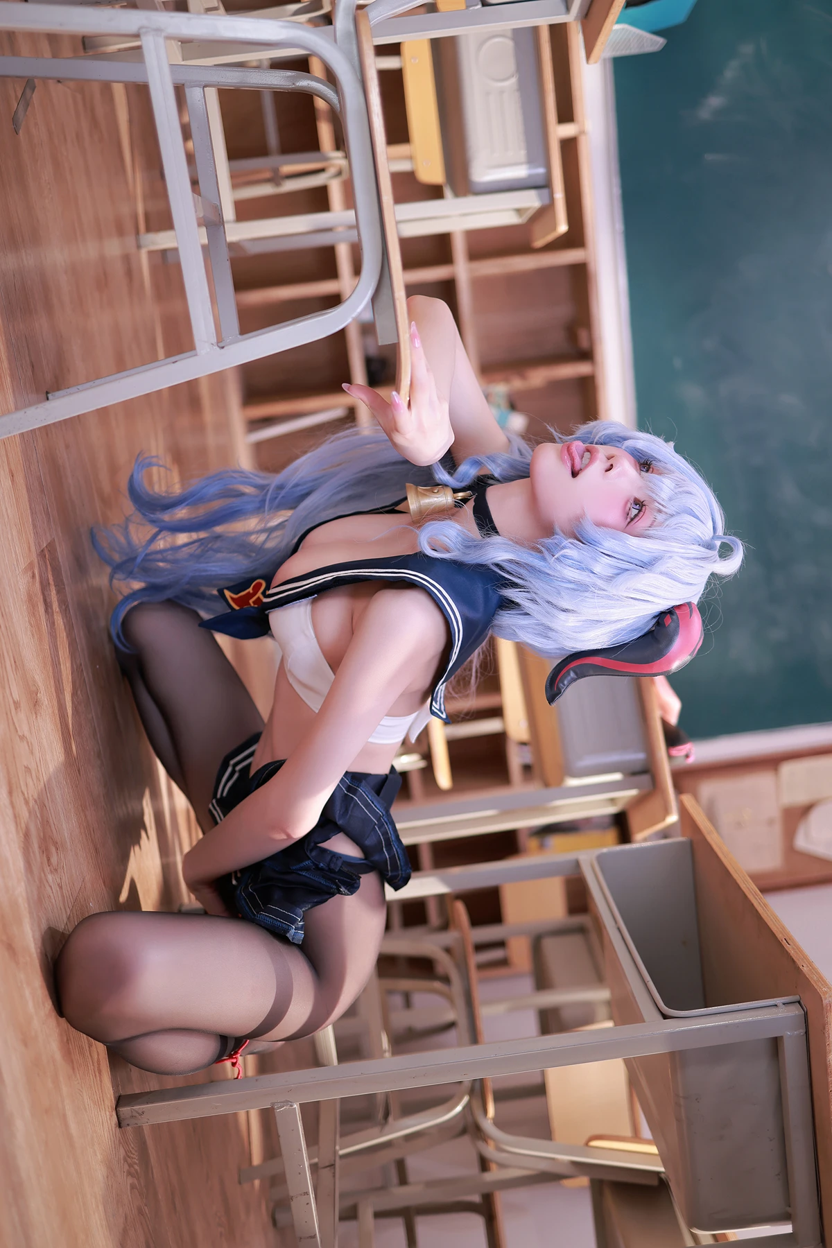 Cosplay 水淼Aqua – 2月补偿赠品 甘雨水手服