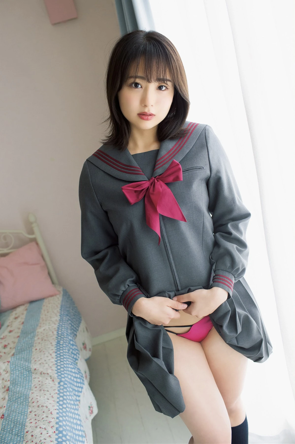 Natsumi Hirajima 平嶋夏海, デジタル写真集 「授業中にコクらないで！ Vol.5」 Set.02