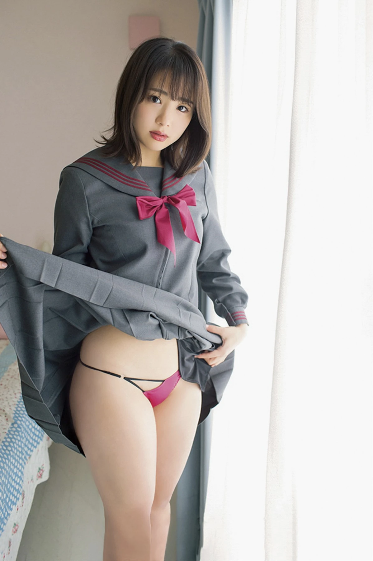 Natsumi Hirajima 平嶋夏海, デジタル写真集 「授業中にコクらないで！ Vol.5」 Set.02