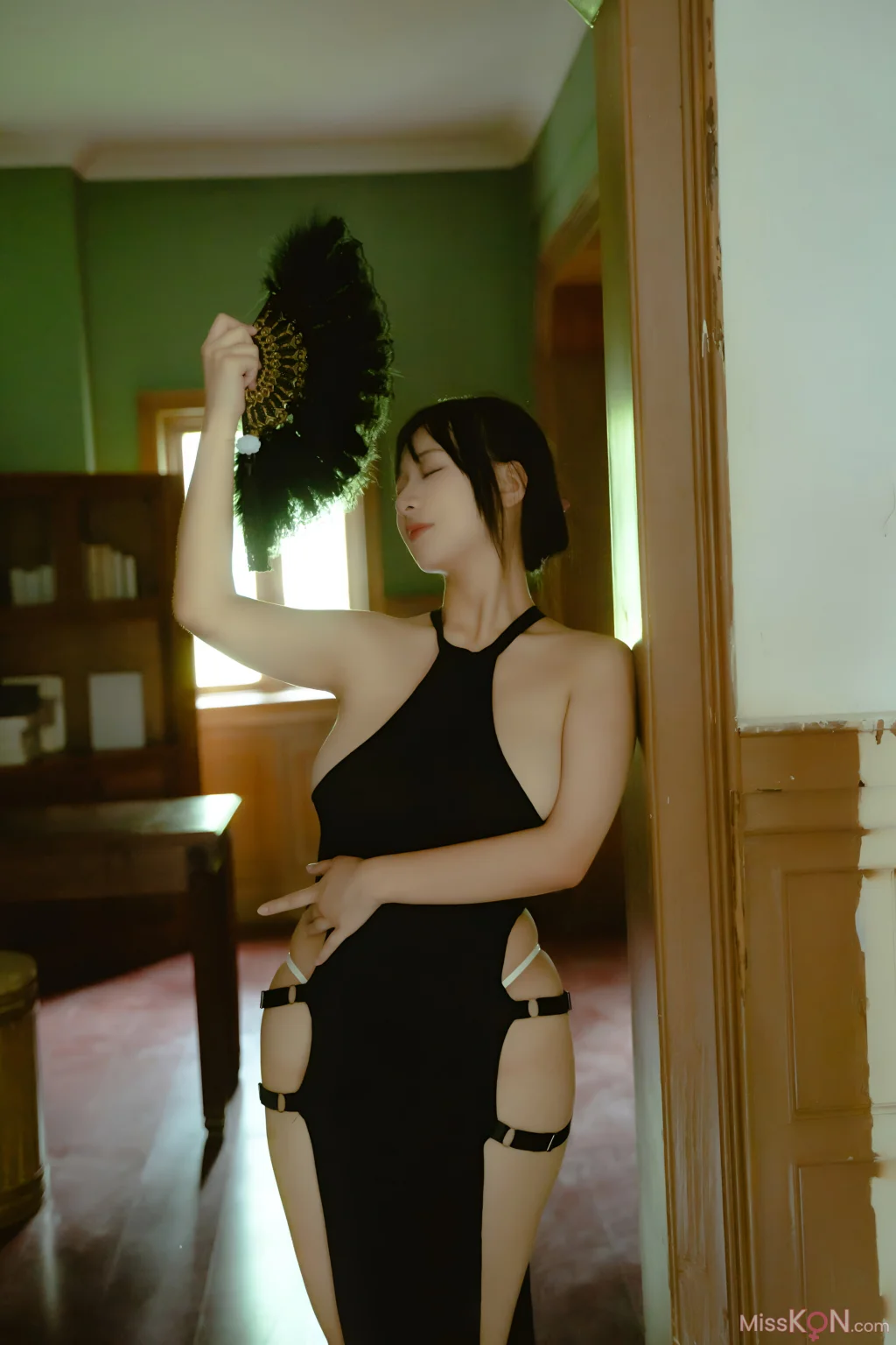 Coser@浅安安_ 激凸黑珍珠