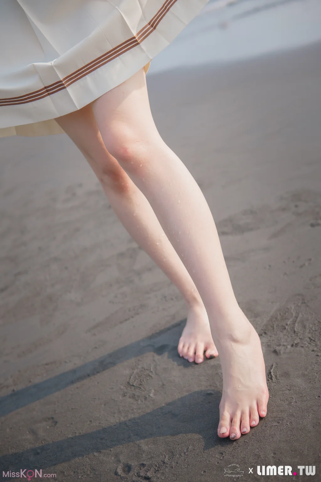 [Limerence原创] No.044_ 海蓝 JK盛夏服海边戏水