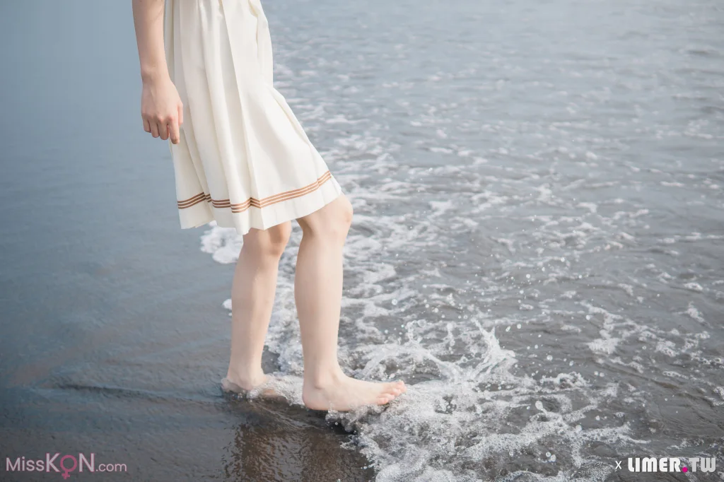 [Limerence原创] No.044_ 海蓝 JK盛夏服海边戏水