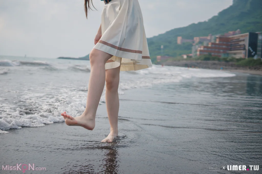 [Limerence原创] No.044_ 海蓝 JK盛夏服海边戏水