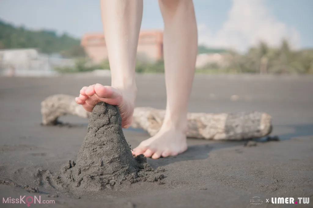 [Limerence原创] No.044_ 海蓝 JK盛夏服海边戏水