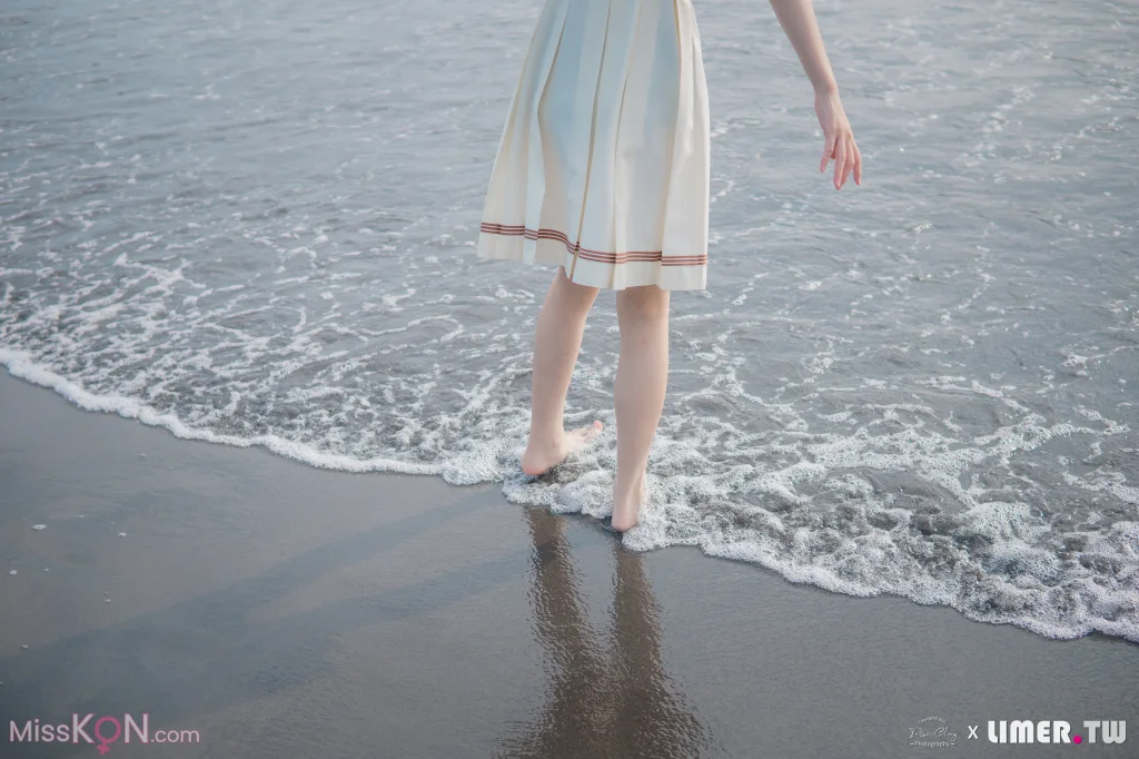[Limerence原创] No.044_ 海蓝 JK盛夏服海边戏水