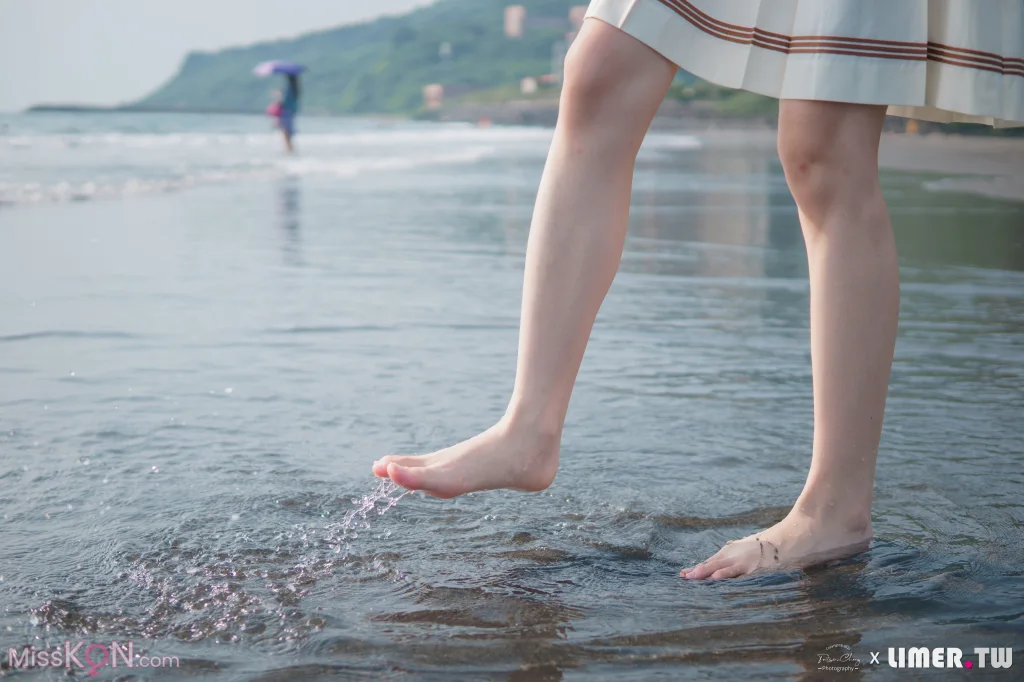 [Limerence原创] No.044_ 海蓝 JK盛夏服海边戏水