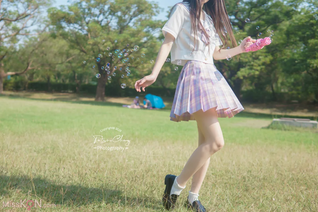 [Limerence原创] No.047_ 海蓝 白皙希腊脚 JK户外野餐