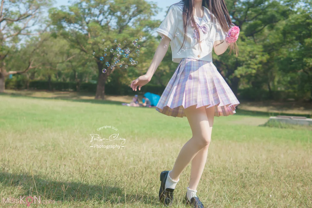 [Limerence原创] No.047_ 海蓝 白皙希腊脚 JK户外野餐