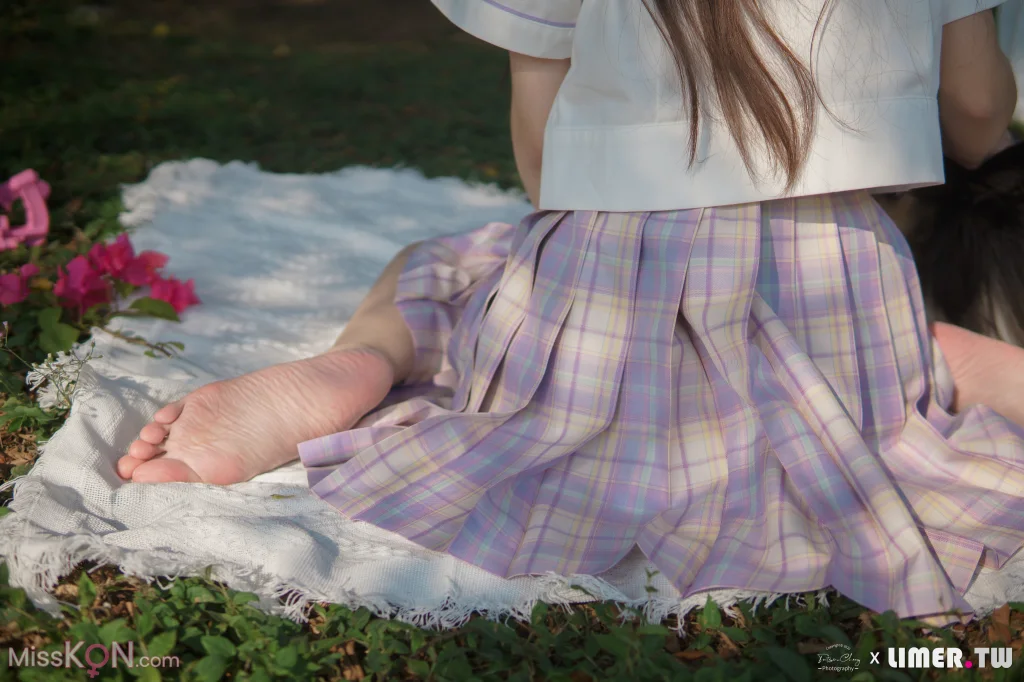 [Limerence原创] No.047_ 海蓝 白皙希腊脚 JK户外野餐
