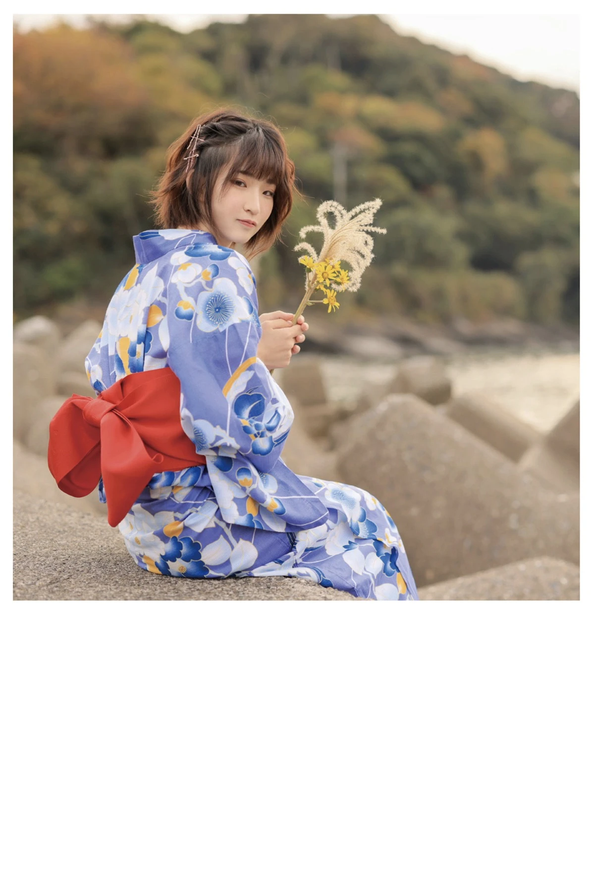 Ran Himeno 姫野らん, ヌード写真集 「綿毛が舞うように」 Set.01