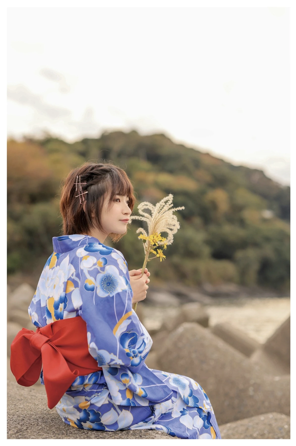 Ran Himeno 姫野らん, ヌード写真集 「綿毛が舞うように」 Set.01