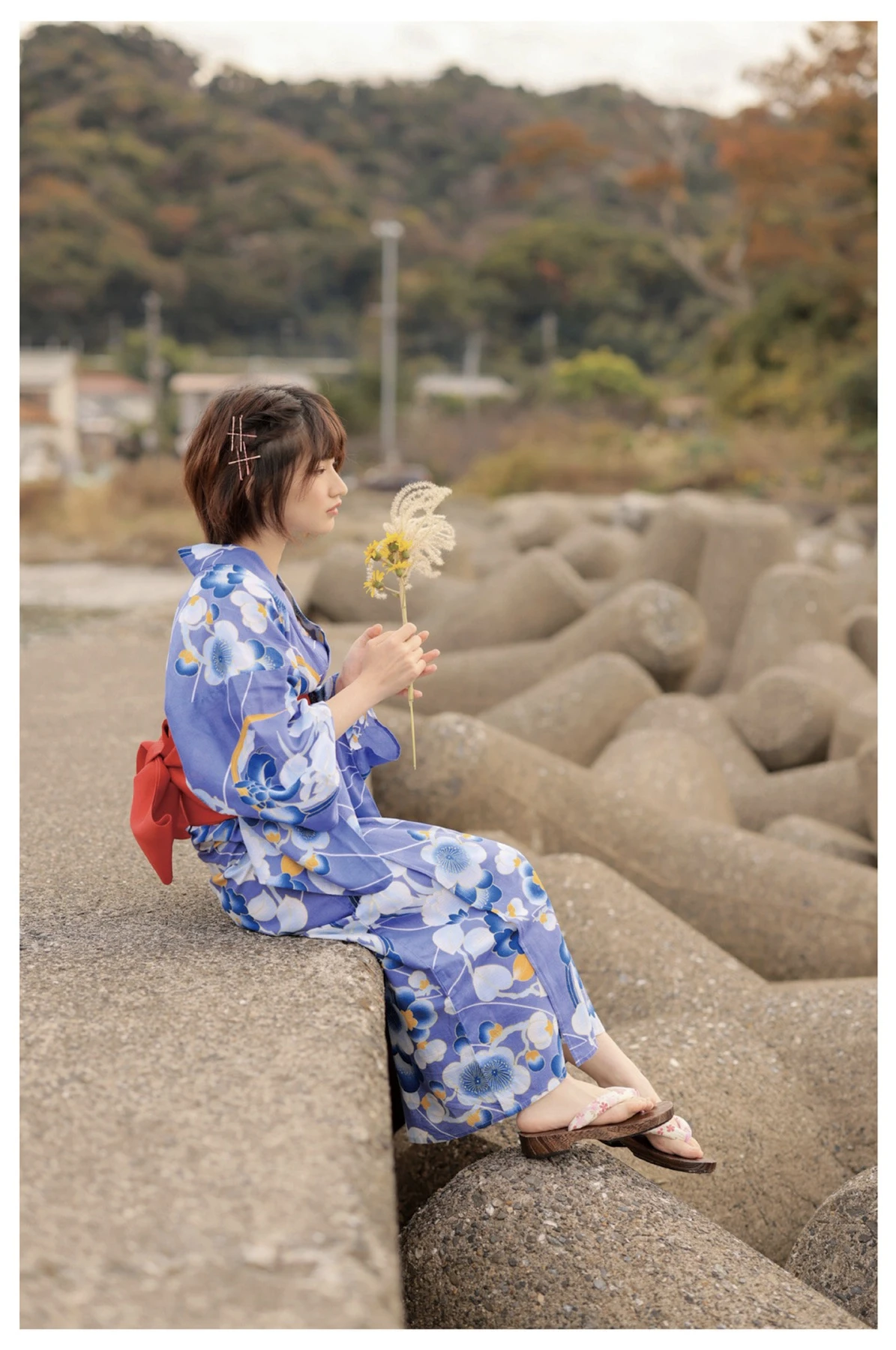 Ran Himeno 姫野らん, ヌード写真集 「綿毛が舞うように」 Set.01