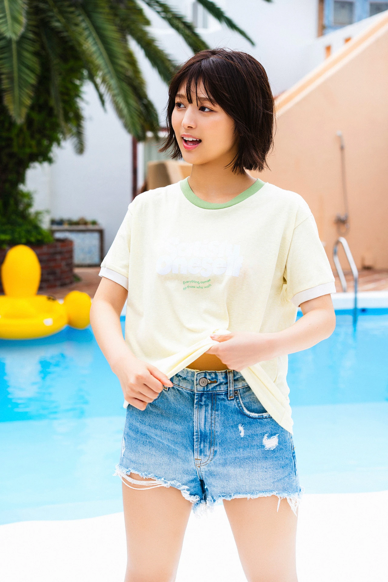 Ruka Kitano 北野瑠華, FLASHデジタル写真集 「波間に誘われて」 Set.02