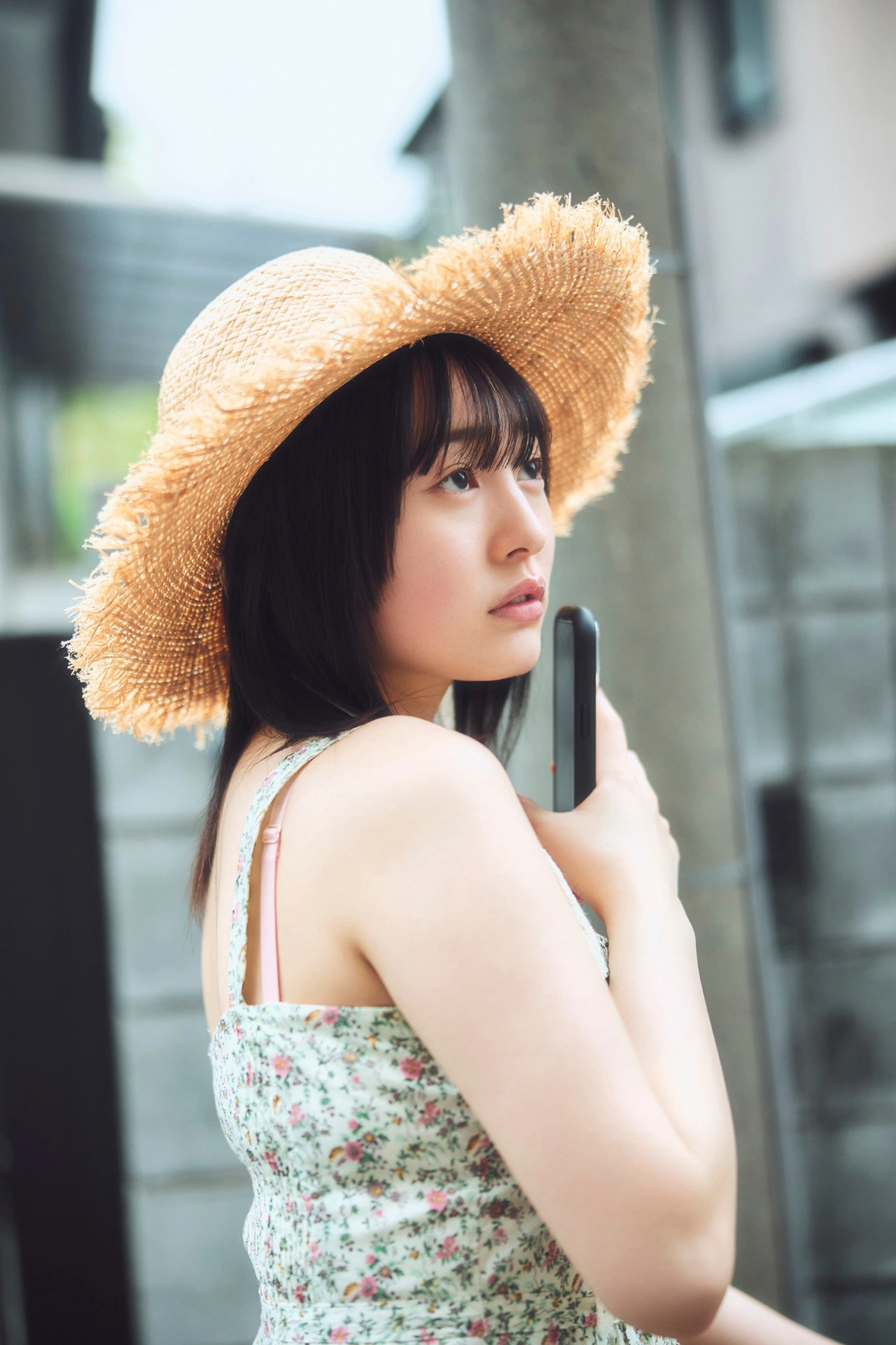 Miu Shirahama 白濱美兎, 週チャンデジグラ 「夏、背伸び」 Set.01