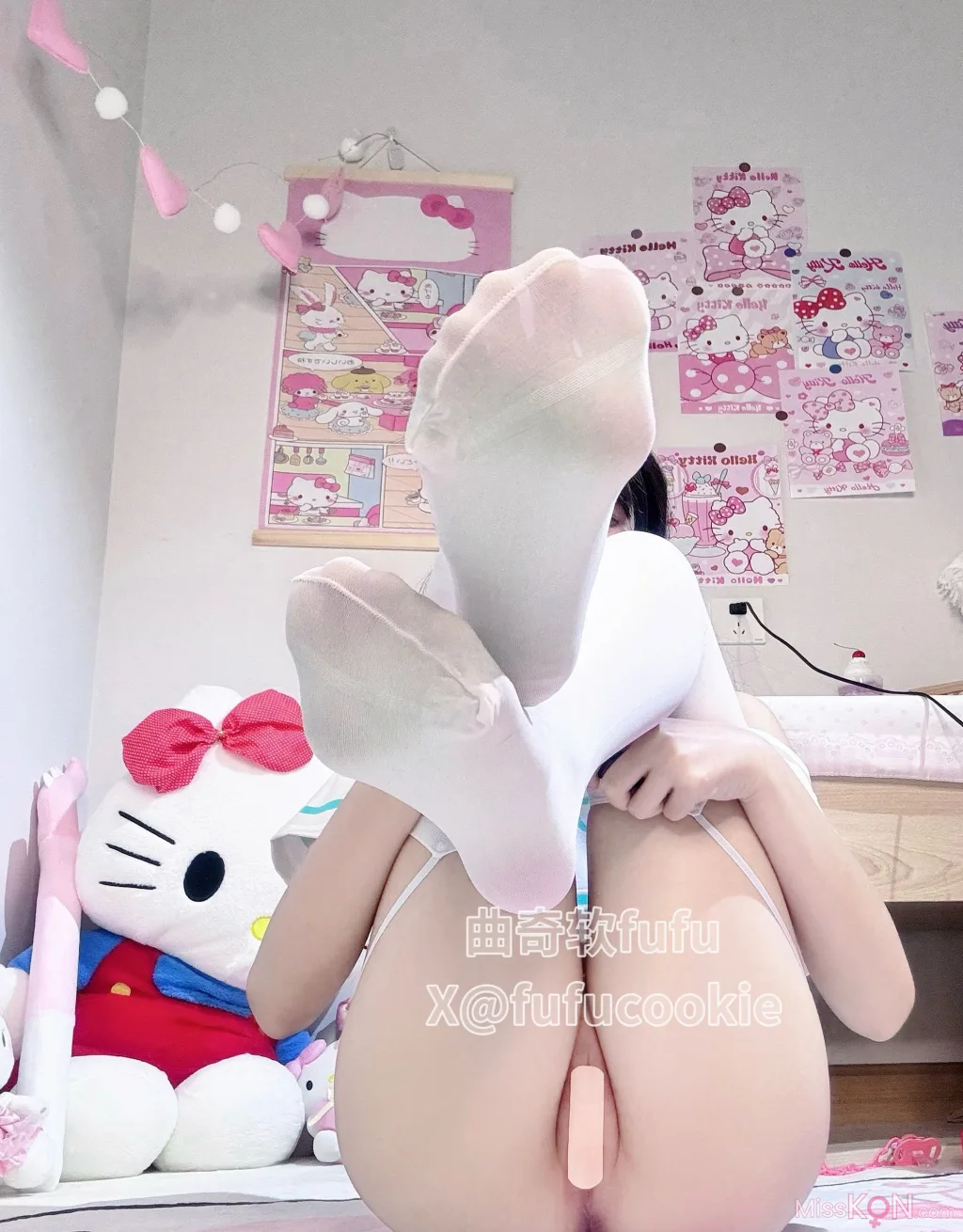 曲奇软fufu_ 短T牛仔裤