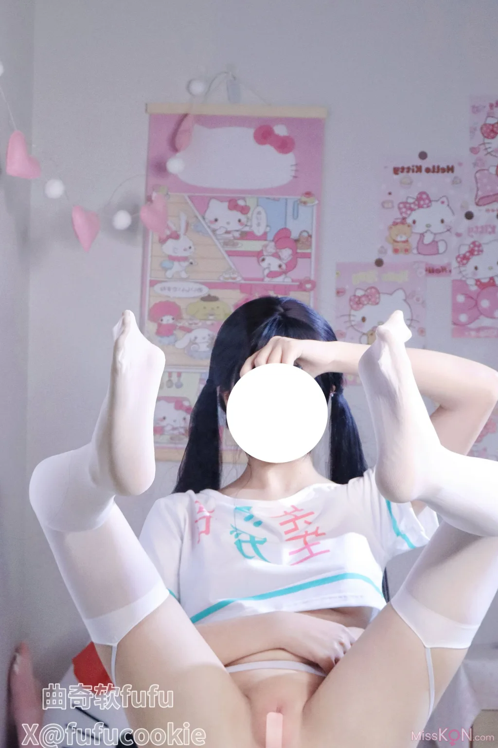 曲奇软fufu_ 短T牛仔裤